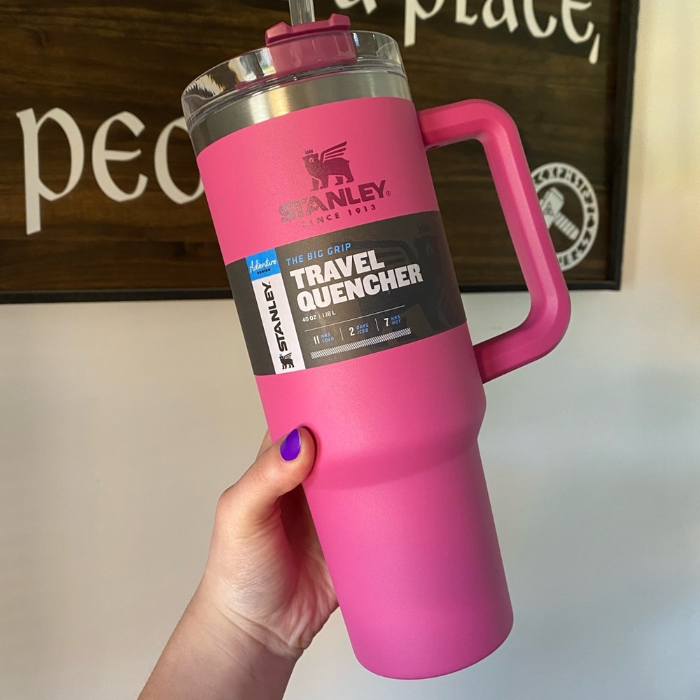Brand New Stanley 40oz Quencher Tumbler - Azalea
